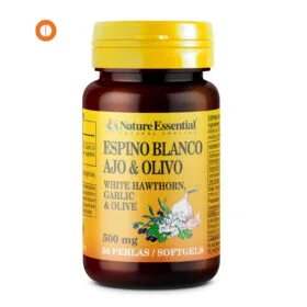 Espino Blanco con Ajo y Olivo 500 mg
