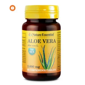 Aloe Vera 2000 mg con sen 60 compr - Herbolario Naturalment Benidorm