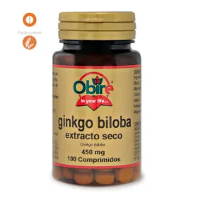 Ginkgo Biloba 450 mg extracto seco