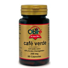 Café verde 200 mg 45% ácido clorogénico