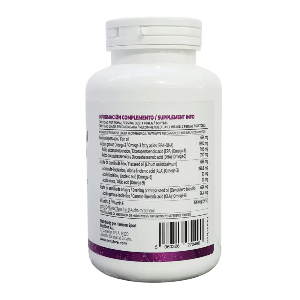 Omega 3 6 9 HSN 120 perlas sin gluten - imagen 2