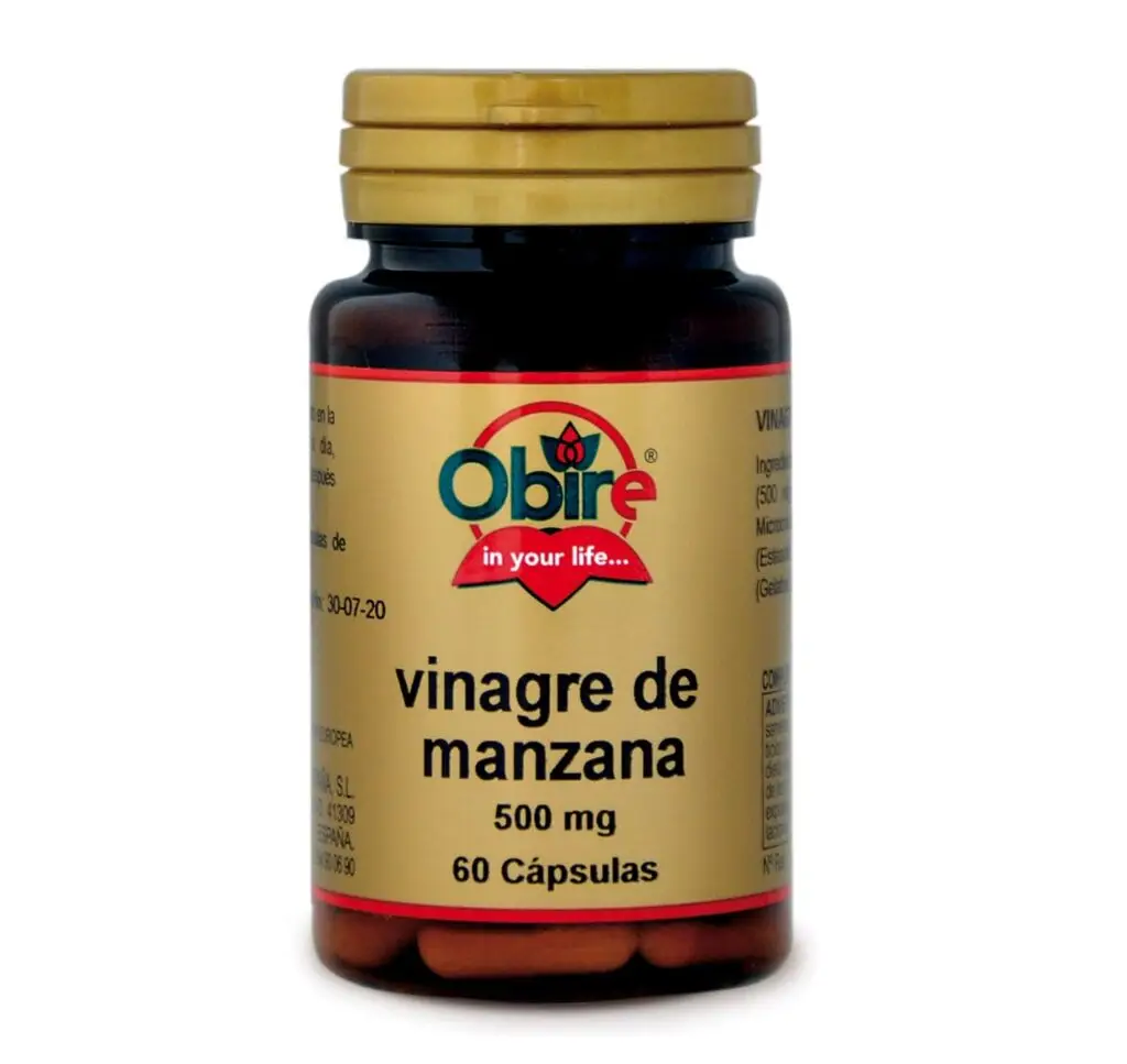 Vinagre de manzana 500 mg 60 cápsulas
