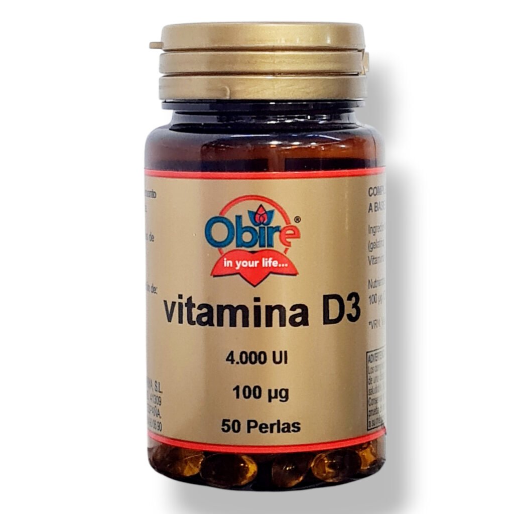 Vitamina D3 Obire 4.000 UI 50 perlas