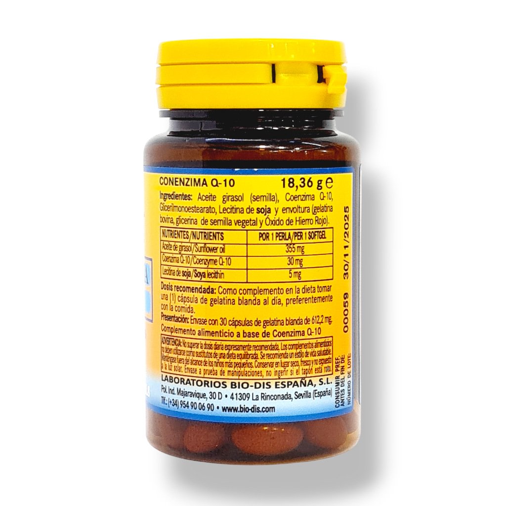 Coenzima Q10 30 mg perlas Naturalment