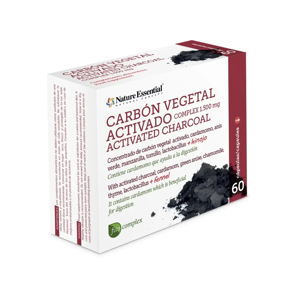 Carbón Vegetal Activado Complex 1.500 mg