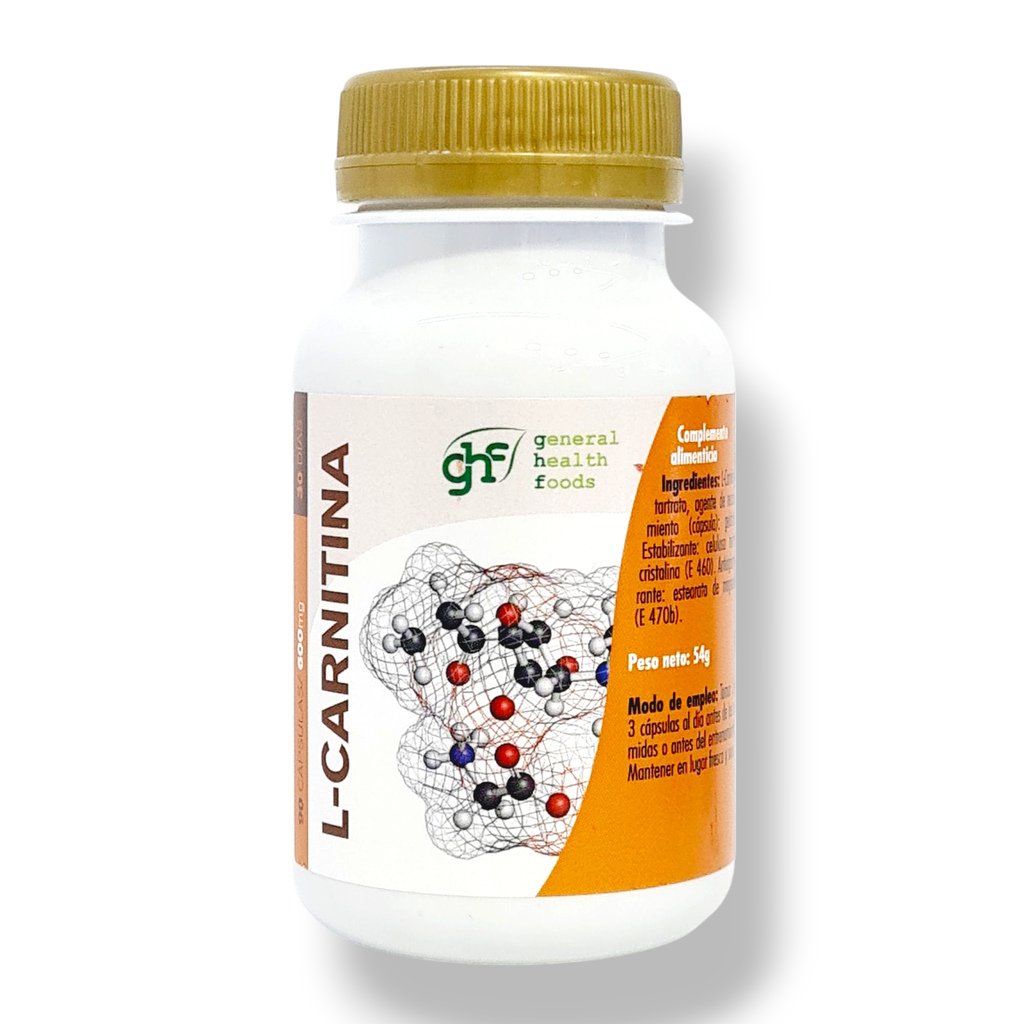 L Carnitina 600 mg 90 cápsulas GHF