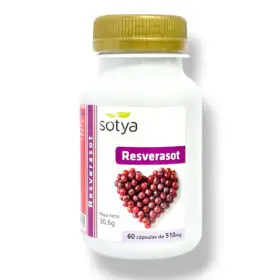 Resverasot 60 cápsulas vegetales 510 mg Sotya
