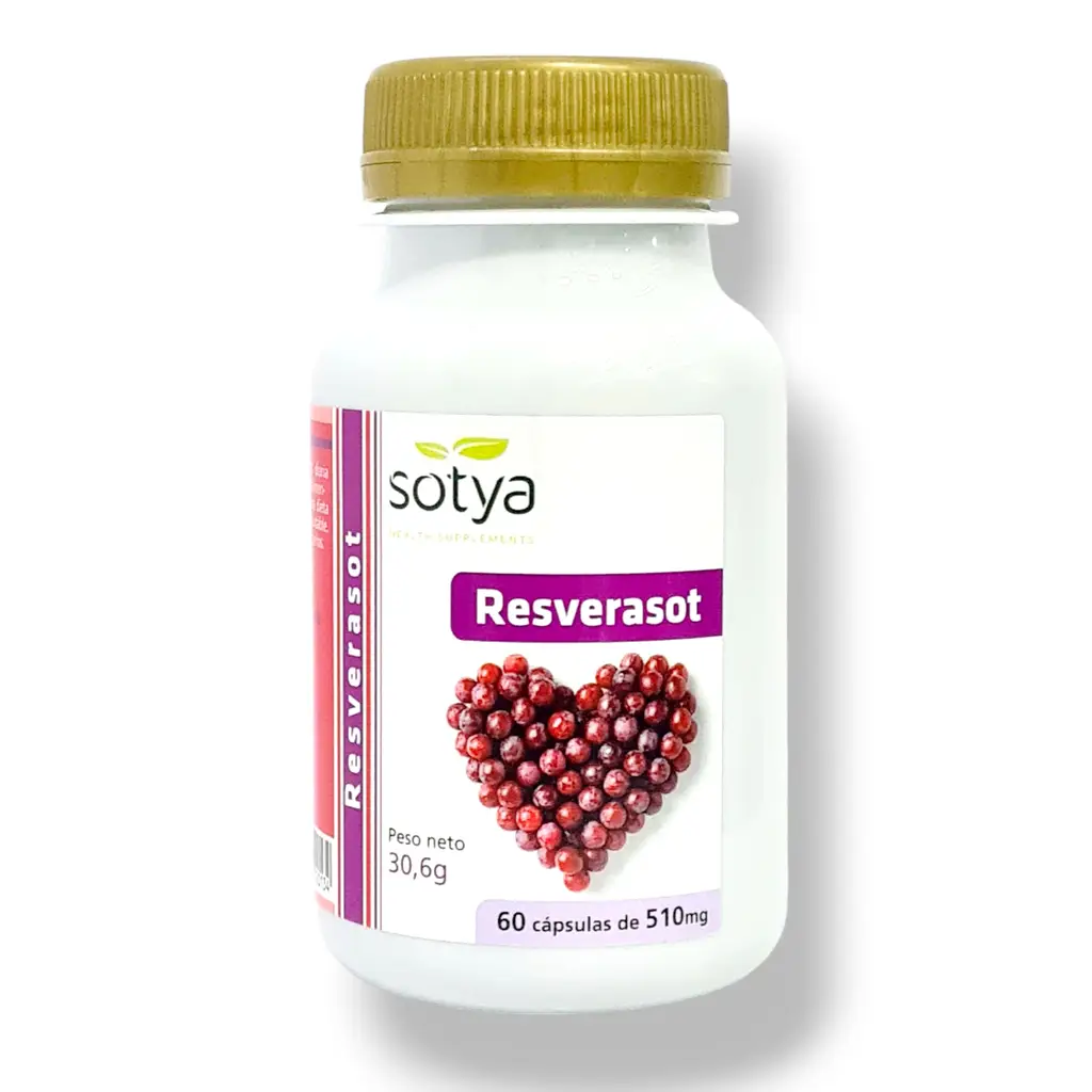 Resverasot 60 cápsulas vegetales 510 mg Sotya
