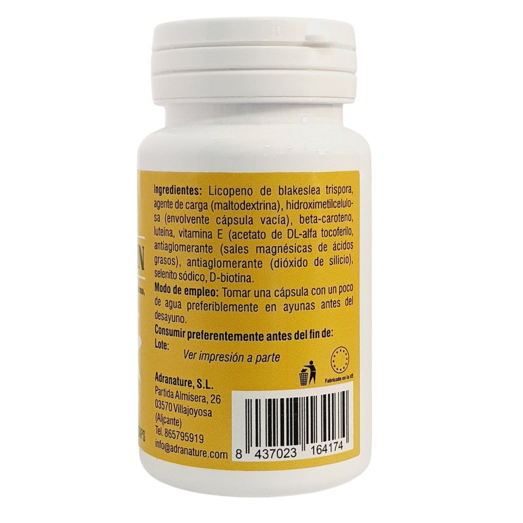 Betalutein Adranature 500mg cápsulas Luteína