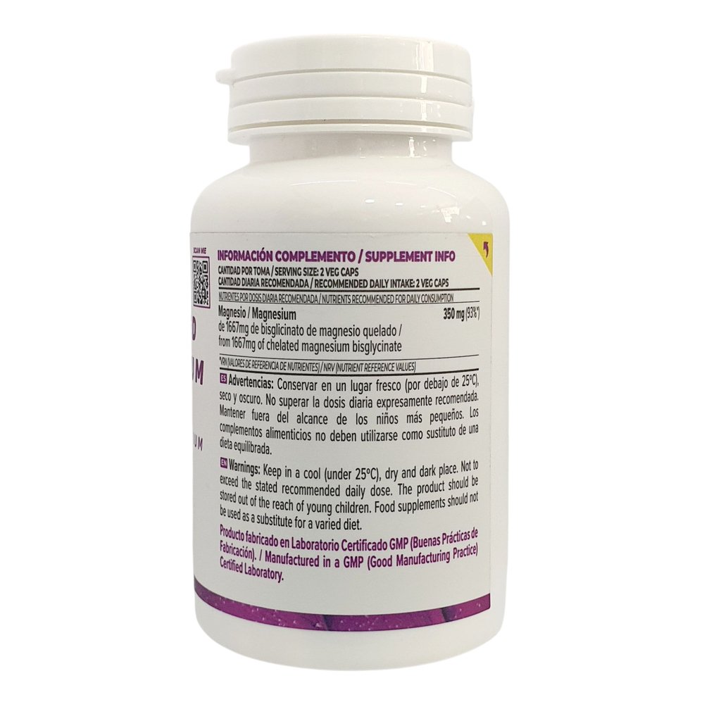 Bisglicinato de magnesio 175 mg HSN cápsulas - Imagen 3