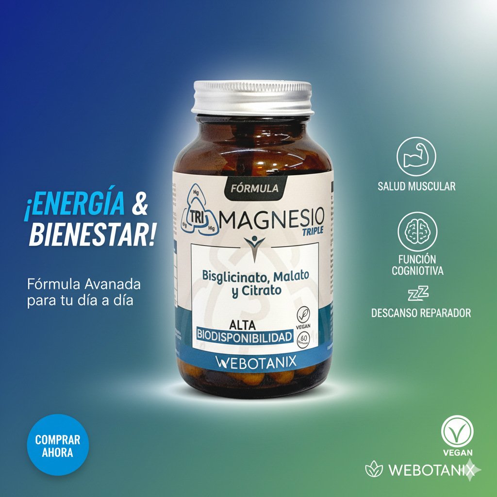 Tri Magnesio Formula Webotanix Biodisponibilidad Beni Herbal