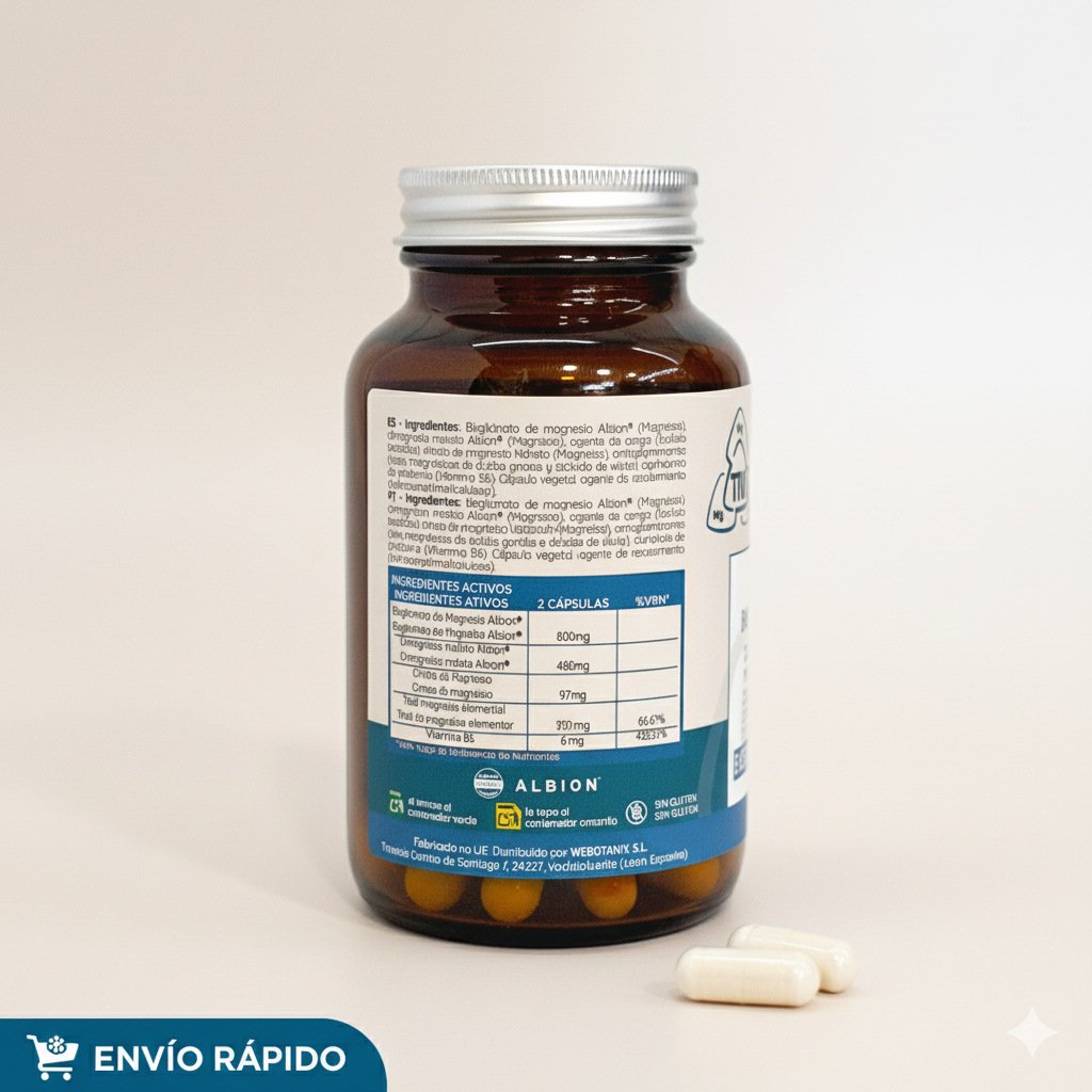 Tri Magnesio Formula Webotanix Biodisponibilidad