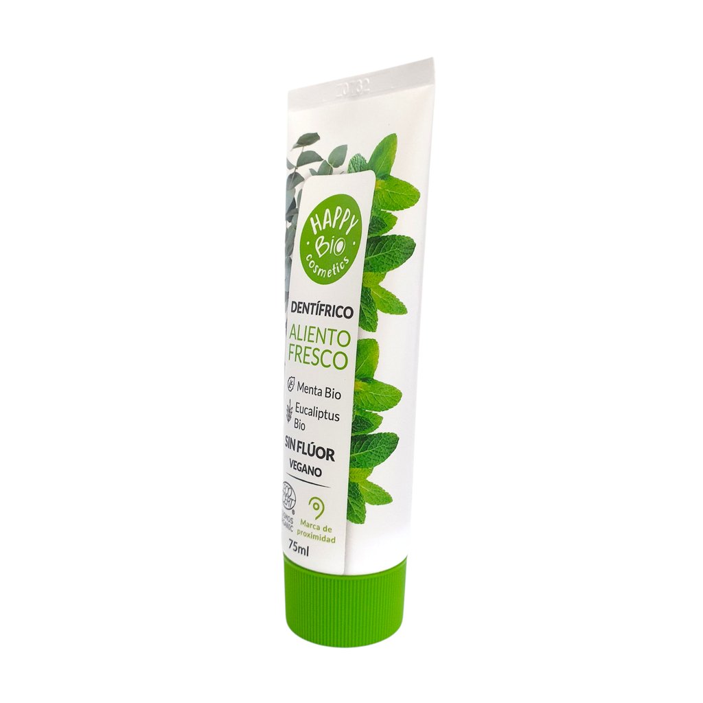 Dentífrico Sin Flúor Happy Bio Cosmetics Menta Beni Herbal