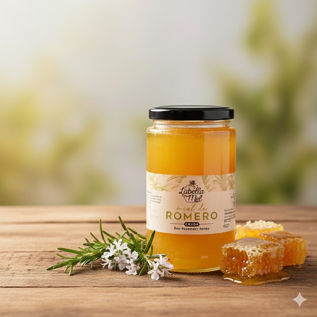 Miel de Romero Cruda L'Abella Mel Artesanal