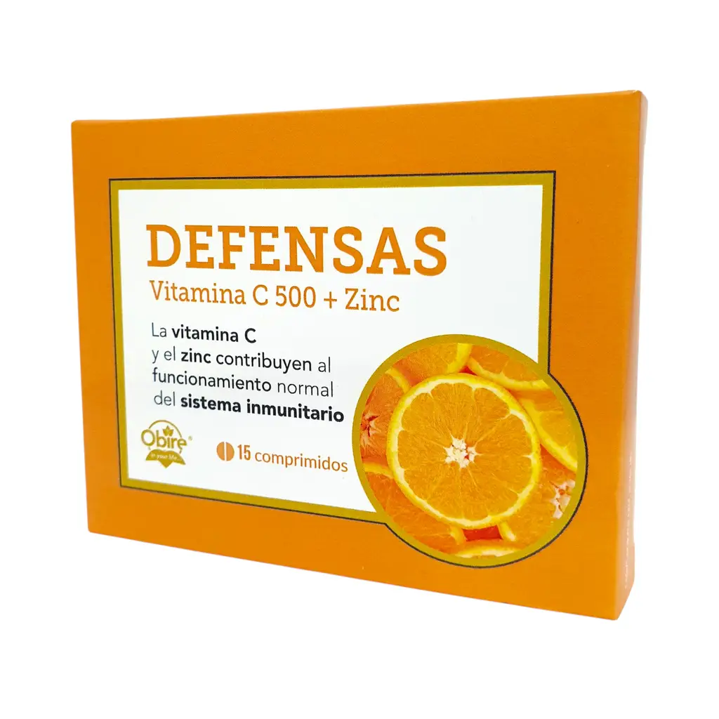 Vitamina C 500mg + Zinc Obire Defensas