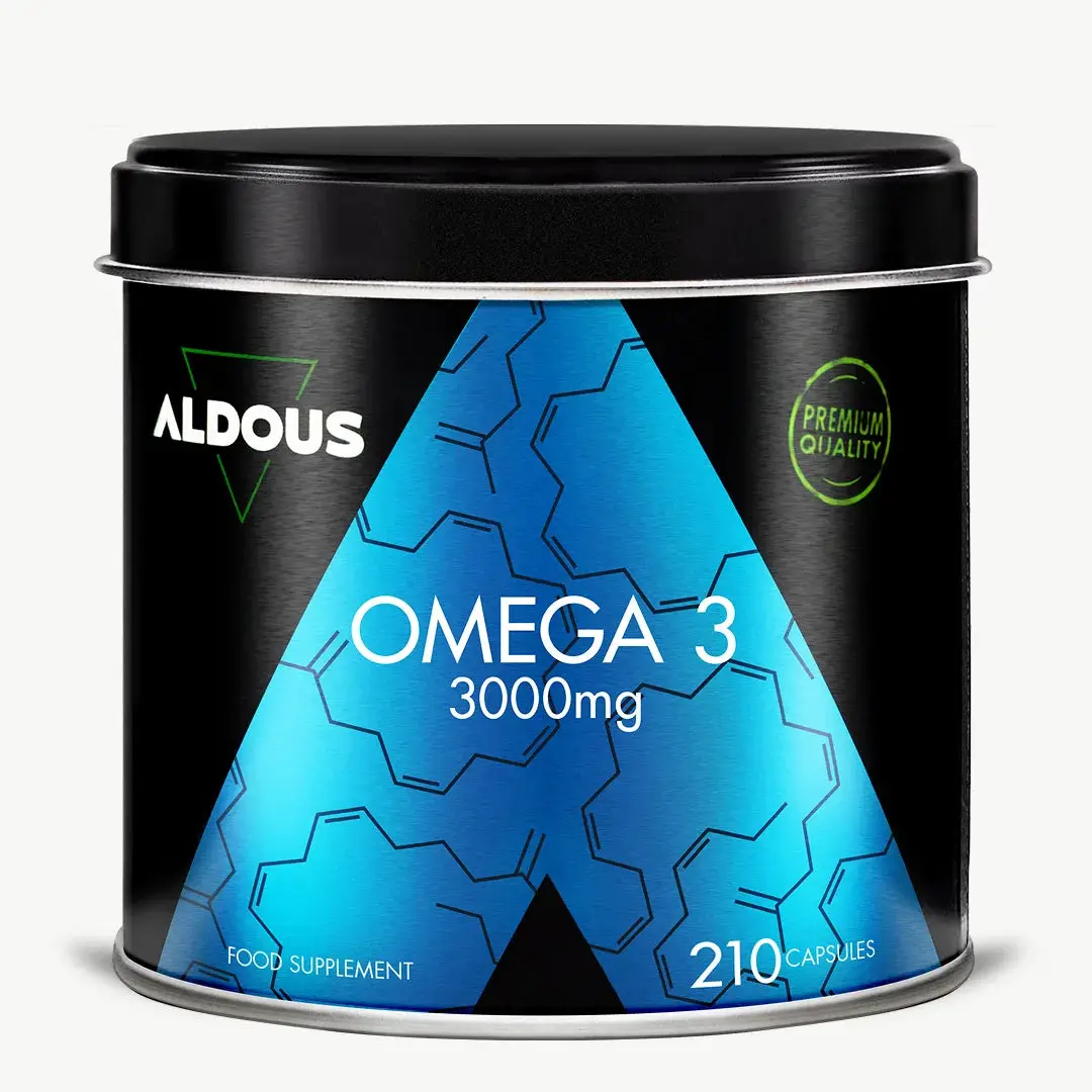 Omega 3 Aldous | 3000mg Bienestar Cardiovascular y Cerebral 210 Cáps