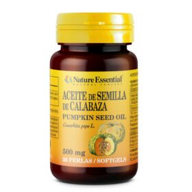 Aceite de Semilla de Calabaza  | Salud Prostática y Vías Urinarias | 500 mg | 50 Perlas