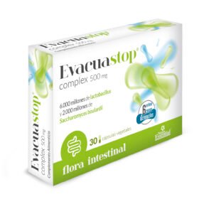 Evacuastop complex Cuidado de la Flora Intestinal | 500 mg | 30 Cáps