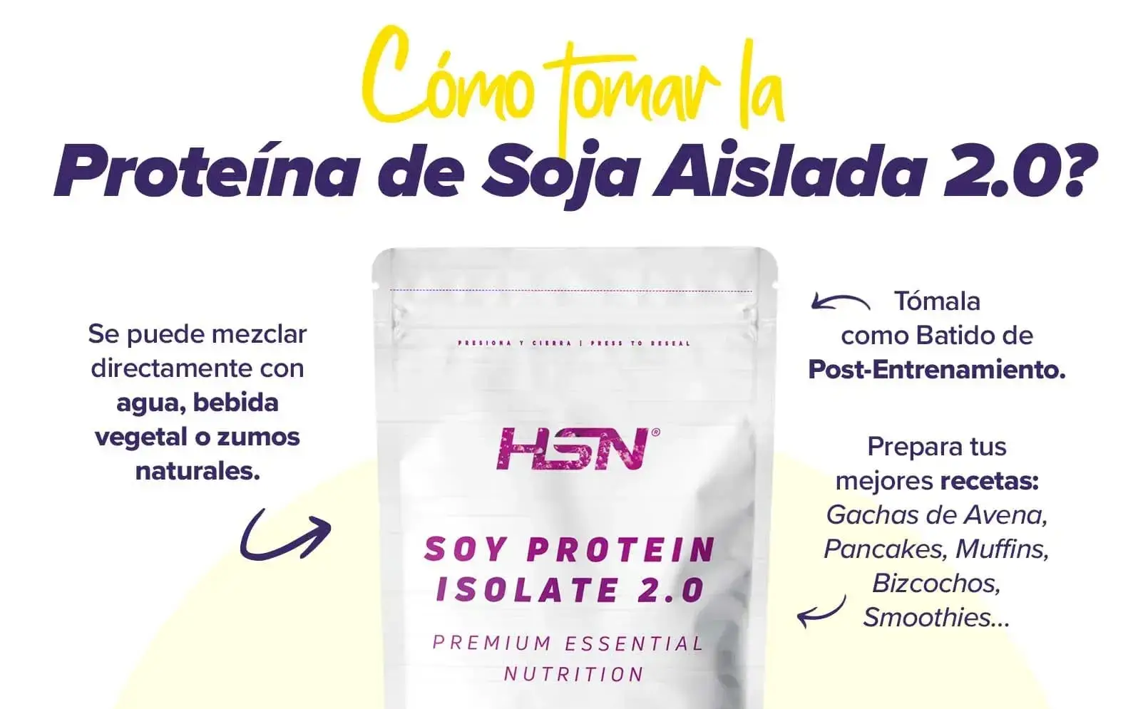 Proteína de soja aislada 2.0 | HSN 500 gr - Imagen 11